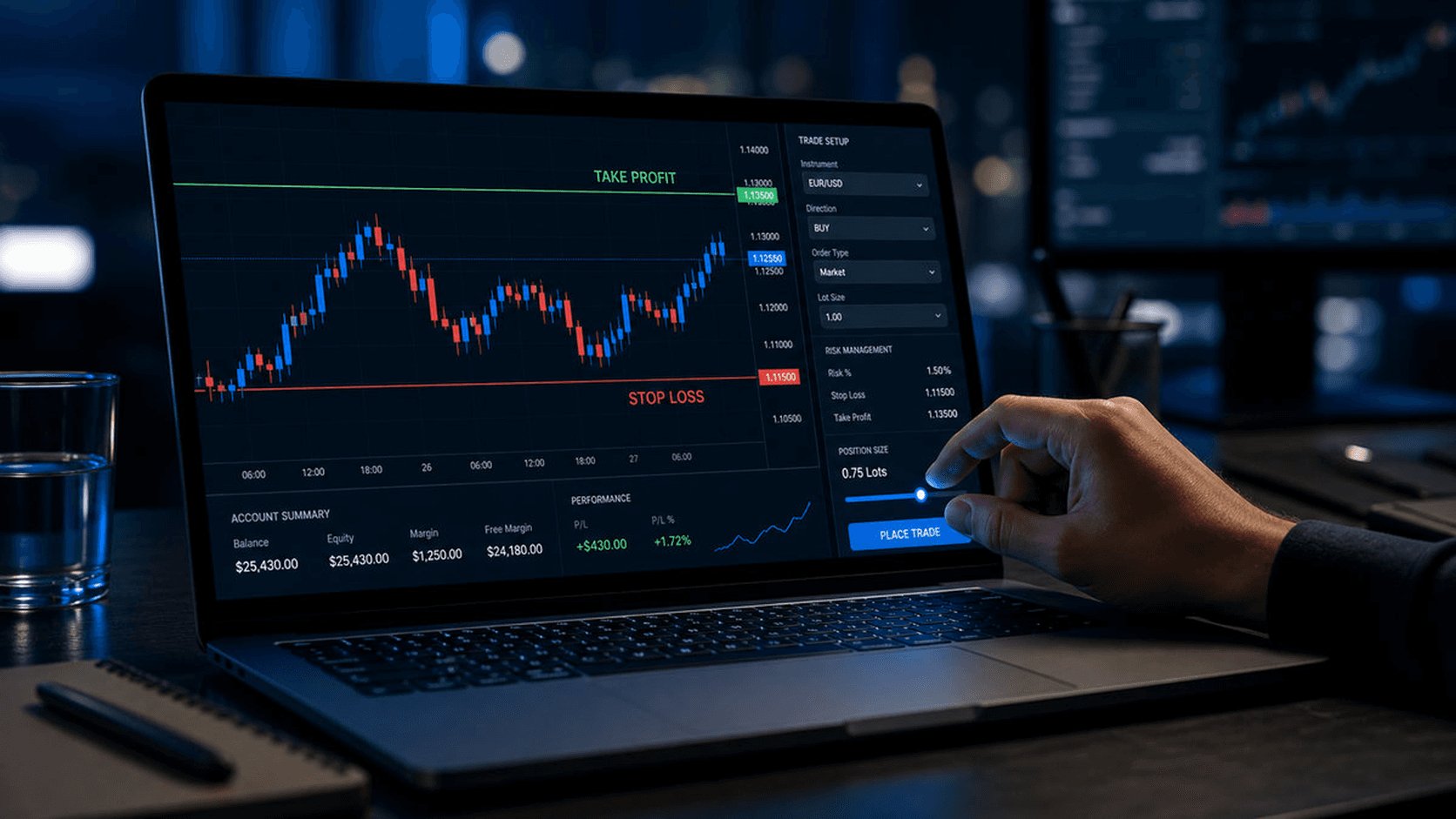 Ilustrasi artikel Stop Loss & Take Profit Stockity